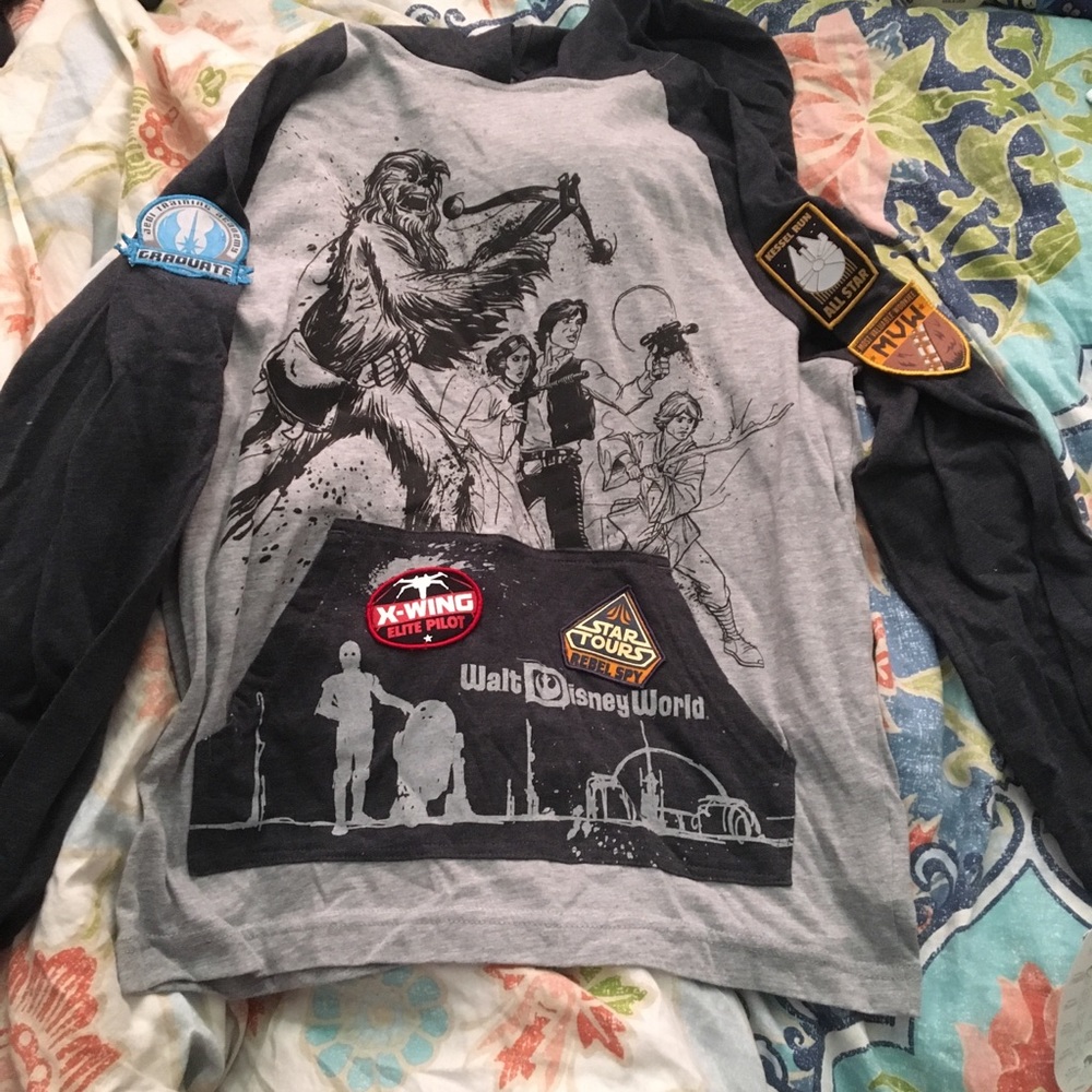 Disney Parks Star Wars long sleeve T-shirt hoodie